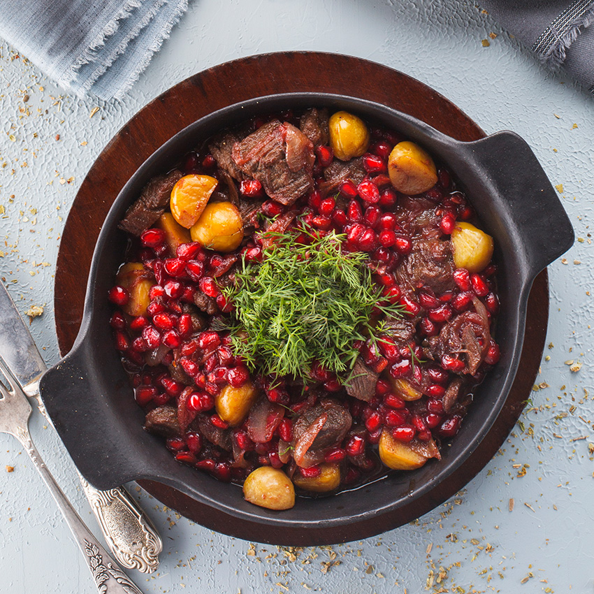 Nar Qovurma Can Əti